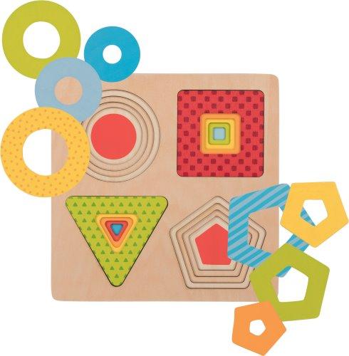 Multi-Layer Nesting Wood Geometrical Shapes Puzzle (ONLINE ORDER ONLY)