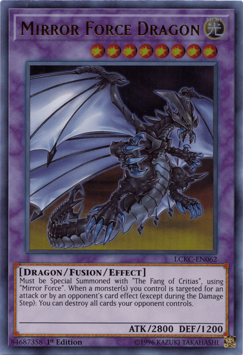 Mirror Force Dragon [LCKC-EN062] Ultra Rare (ONLINE ORDER ONLY)