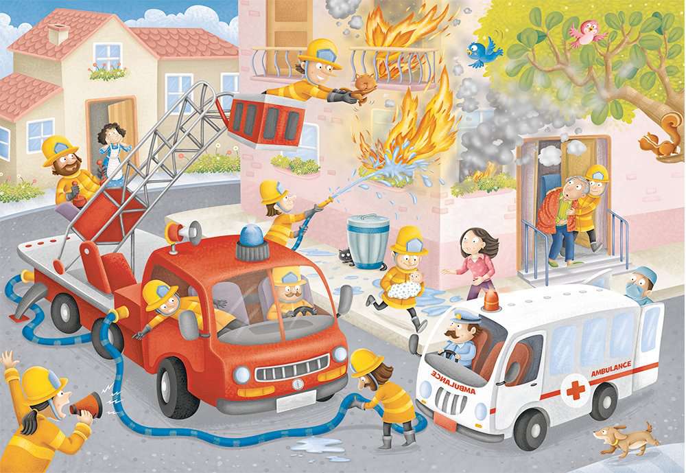 Puzzle: Firefighter Rescue! (ONLINE ORDER ONLY)