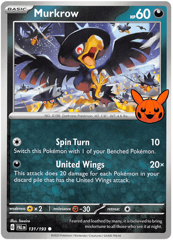 Murkrow (131/193) [Trick or Trade 2023] (Online Only)