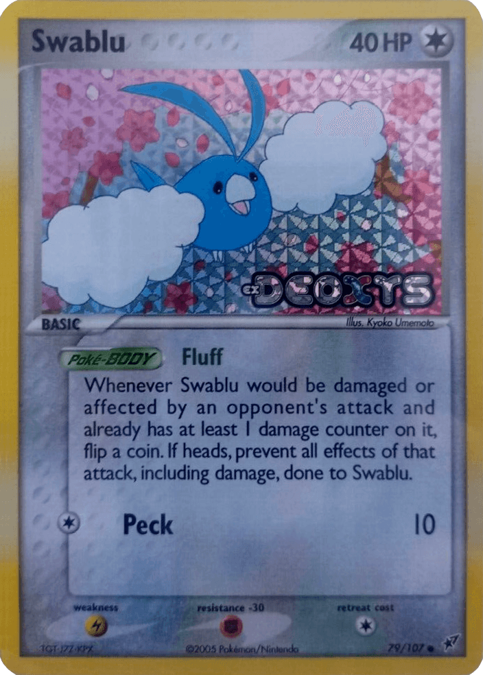 Swablu (79/107) (Stamped) [EX: Deoxys] (Online Only)