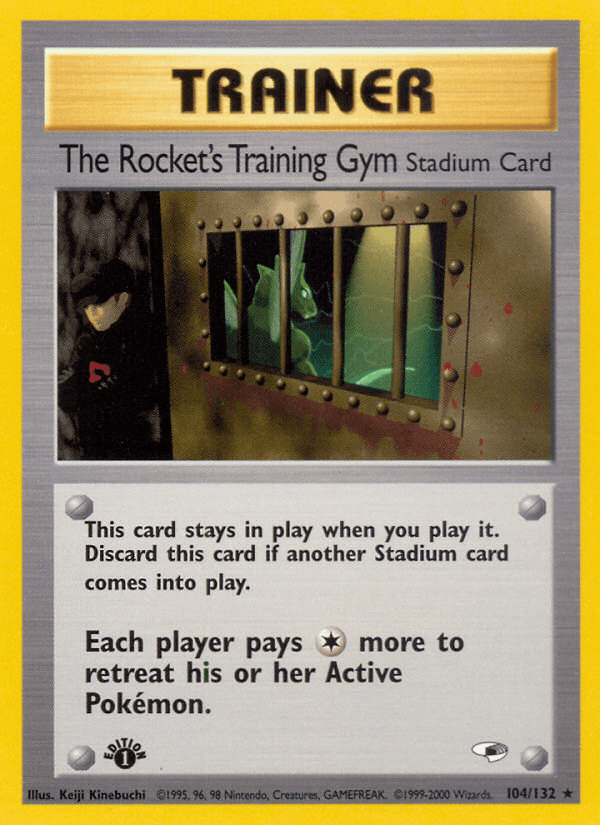 The Rocket's Training Gym (104/132) [Gym Heroes 1st Edition] (Online Only)