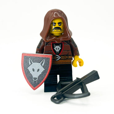 Wolfpack Ranger (Crossbow) - Castle Minifig made using LEGO parts (Online Order Only)