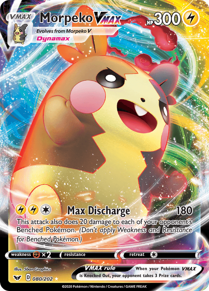 Morpeko VMAX (080/202) [Sword & Shield: Base Set] (Online Only)