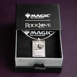 Magic: The Gathering X RockLove Black Lotus Miniature Card Necklace (ONLINE ORDER ONLY)