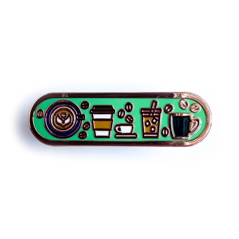 Pride Pals Personality Enamel Pin - Coffee (ONLINE ORDER ONLY)