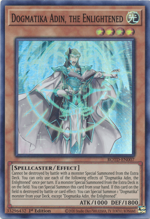 Dogmatika Adin, the Enlightened [ROTD-EN007] Super Rare (ONLINE ORDER ONLY)