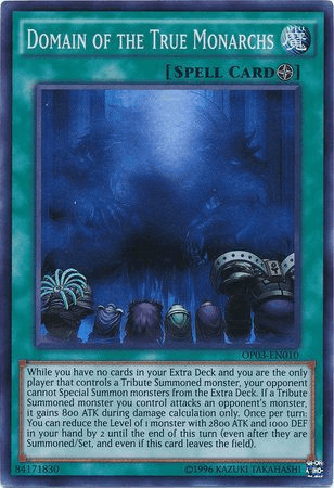 Domain of the True Monarchs [OP03-EN010] Super Rare (ONLINE ORDER ONLY)
