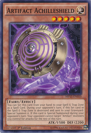 Artifact Achilleshield [MP15-EN010] Common (ONLINE ORDER ONLY)
