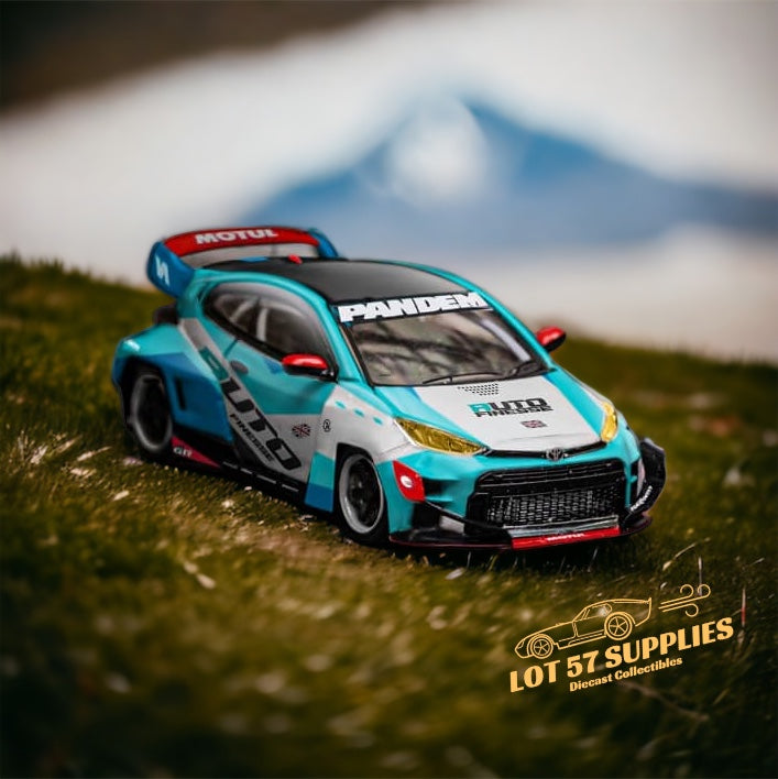 Fuji Toyota Yaris GR Auto Finesse Blue #99 1:64 (ONLINE ORDER ONLY)