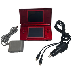 Red Crimson & Black Nintendo DS Lite (New Screens and Outer Case) (ONLINE ORDER ONLY)