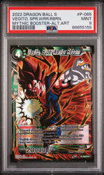 2022 DRAGON BALL SUPER MYTHIC BOOSTER VEGITO, SUPER WARRIOR #P-065 - PSA 9 (Online Order Only)