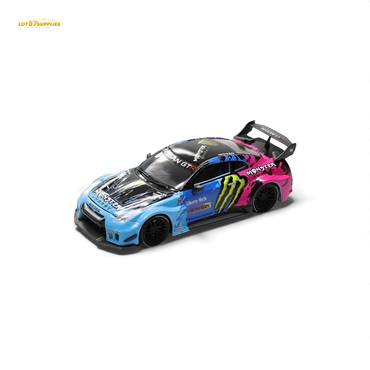 (Pre-Order) Demon King Auto GT-R R35 LBWK Wide-Body - Monster Livery 1:64 (ONLINE ORDER ONLY)