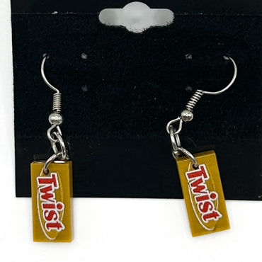 Twist Candy Earrings made from LEGO Bricks - B3 Customs (Online Order Only)