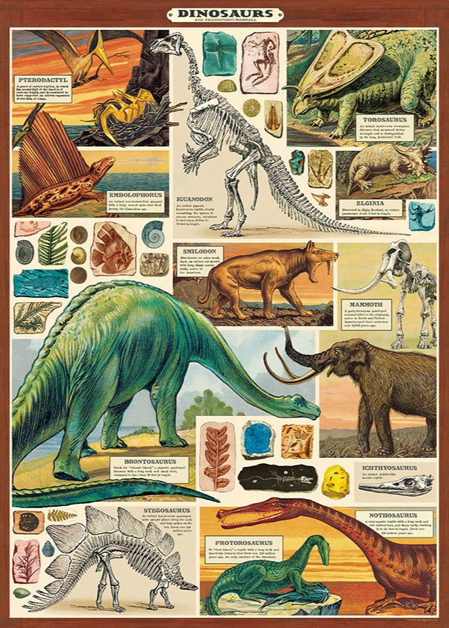 Dinosaurs Scientific Chart (Online Order Only)