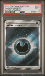 2022 POKEMON JAPANESE SWORD & SHIELD VSTAR UNIVERSE DARKNESS ENERGY #257 PSA 9 (Online Order Only)