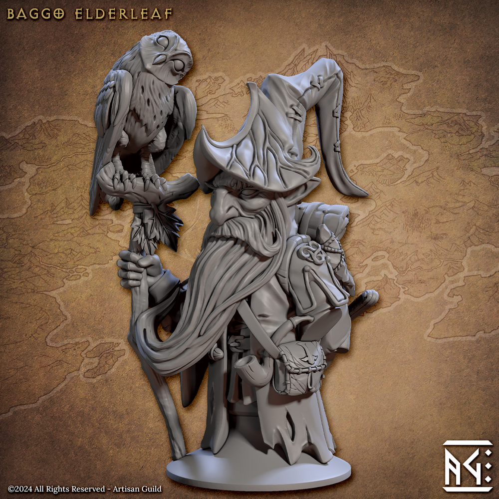 3D Printed Artisan Guild Deeproot Lurikeen Busts 28mm 32mm (Online Only)