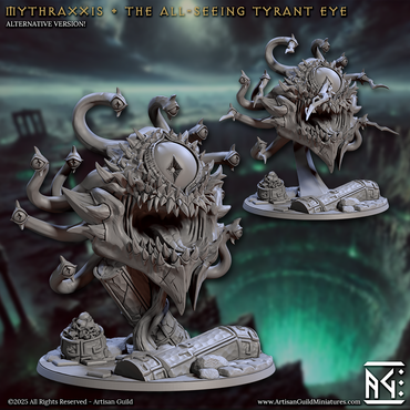 3D Printed Artisan Guild Mythraxxis the All Seeing Tyrant Eye Descent into the Hive of the All Seeing 28mm 32mm (Online Only)