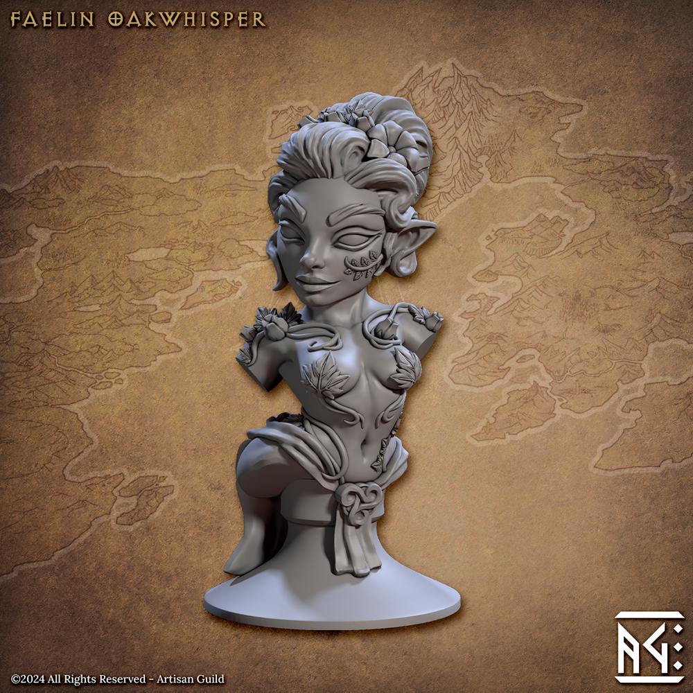 3D Printed Artisan Guild Deeproot Lurikeen Busts 28mm 32mm (Online Only)