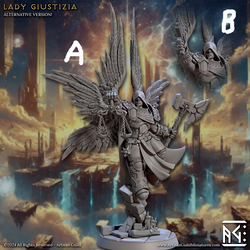 3D Printed Artisan Guild Lady Giustizia Wrath of the Malakim Set 28mm 32mm (Online Only)