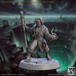3D Printed Artisan Guild Pargus Young Scolar of Mythos Descent into the Hive of the All Seeing 28mm 32mm (Online Only)