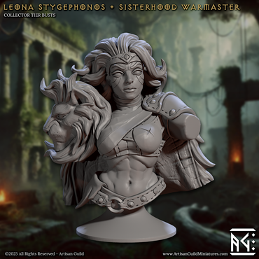 3D Printed Artisan Guild Veiled Sisterhood Bust Set 28mm 32mm (Online Only)
