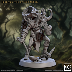 3D Printed Artisan Guild Hobgrog the Brewmaster Faldorn Hobgoblin Set 28mm 32mm (Online Only)