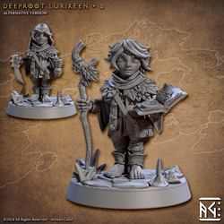 3D Printed Artisan Guild Deeproot Lurikeens Deeproot Lurikeen Set 28mm 32mm (Online Only)