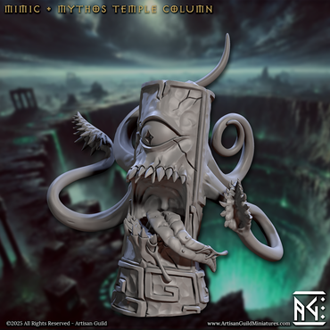 3D Printed Artisan Guild Temple of Mythos Columns Descent into the Hive of the All Seeing 28mm 32mm (Online Only)