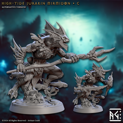 3D Printed Artisan Guild High Tide Jurakin Mirmidons Mirmidons of the Death Tide 28mm 32mm (Online Only)