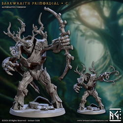 3D Printed Artisan Guild Barkwraith Primordials Barkwraith Spriggans Set 28mm 32mm (Online Only)