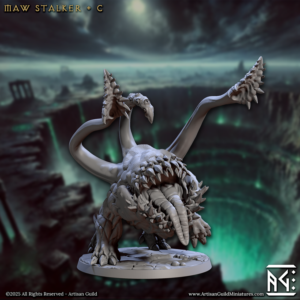 3D Printed Artisan Guild Maw Stalkers Descent into the Hive of the All Seeing 28mm 32mm (Online Only)