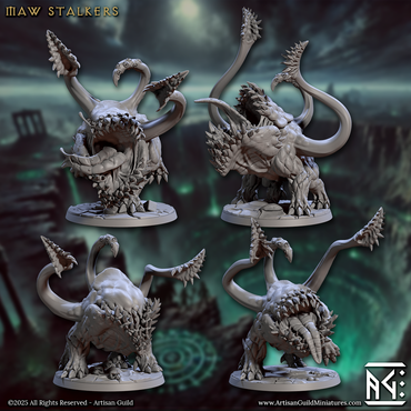 3D Printed Artisan Guild Maw Stalkers Descent into the Hive of the All Seeing 28mm 32mm (Online Only)