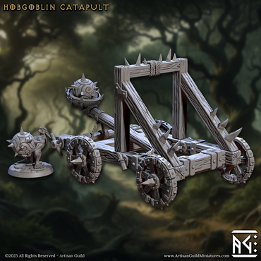 3D Printed Artisan Guild Hobgoblin Catapult Faldorn Hobgoblin Set 28mm 32mm (Online Only)