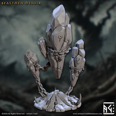 3D Printed Artisan Guild Beastmen Menhir Rise of the Beastmen Set 28mm 32mm (Online Only)