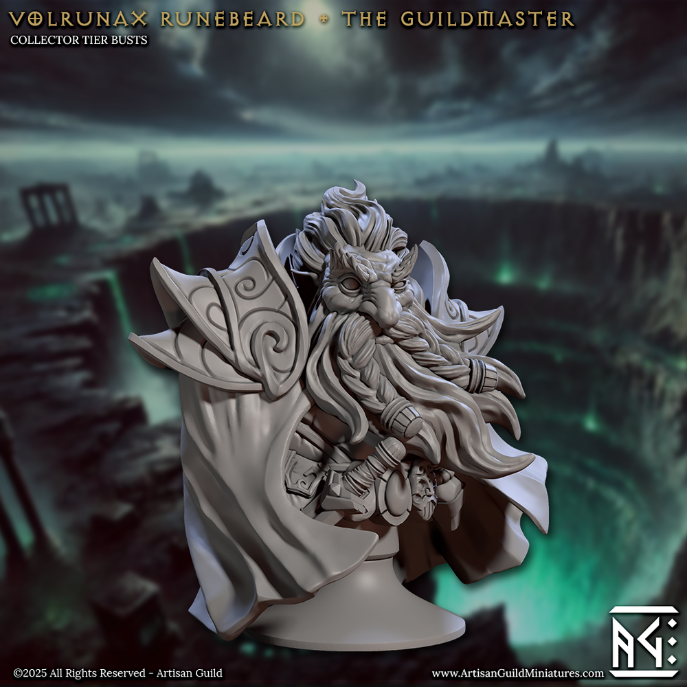 3D Printed Artisan Guild Descent into the Hive of the All Seeing Busts 28mm 32mm (Online Only)