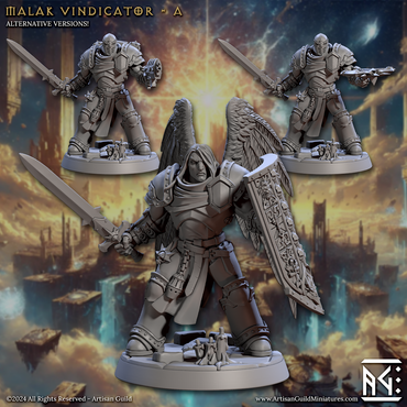 3D Printed Artisan Guild Malakim Vindicators Wrath of the Malakim Set 28mm 32mm (Online Only)