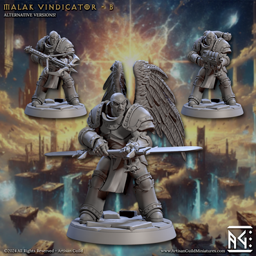 3D Printed Artisan Guild Malakim Vindicators Wrath of the Malakim Set 28mm 32mm (Online Only)