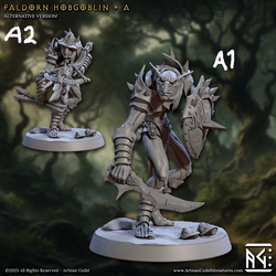3D Printed Artisan Guild Faldorn Hobgoblins Set Faldorn Hobgoblin Set 28mm 32mm (Online Only)