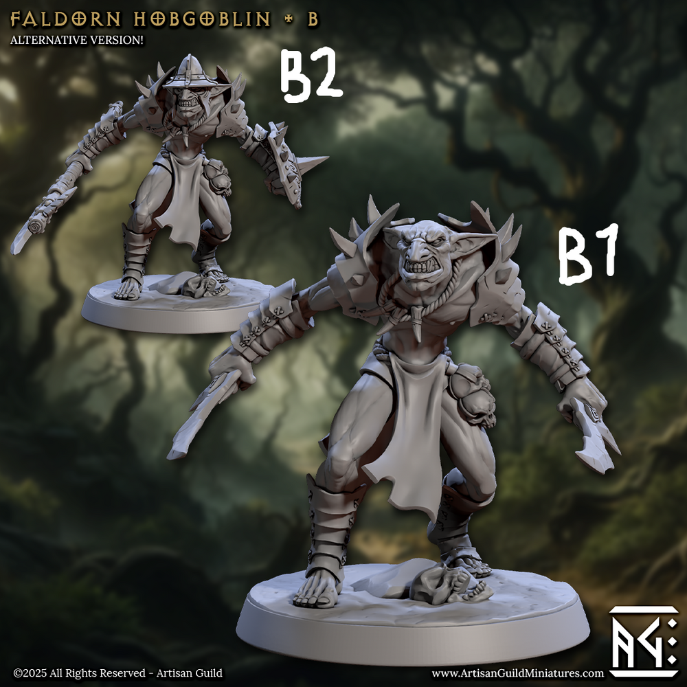 3D Printed Artisan Guild Faldorn Hobgoblins Set Faldorn Hobgoblin Set 28mm 32mm (Online Only)
