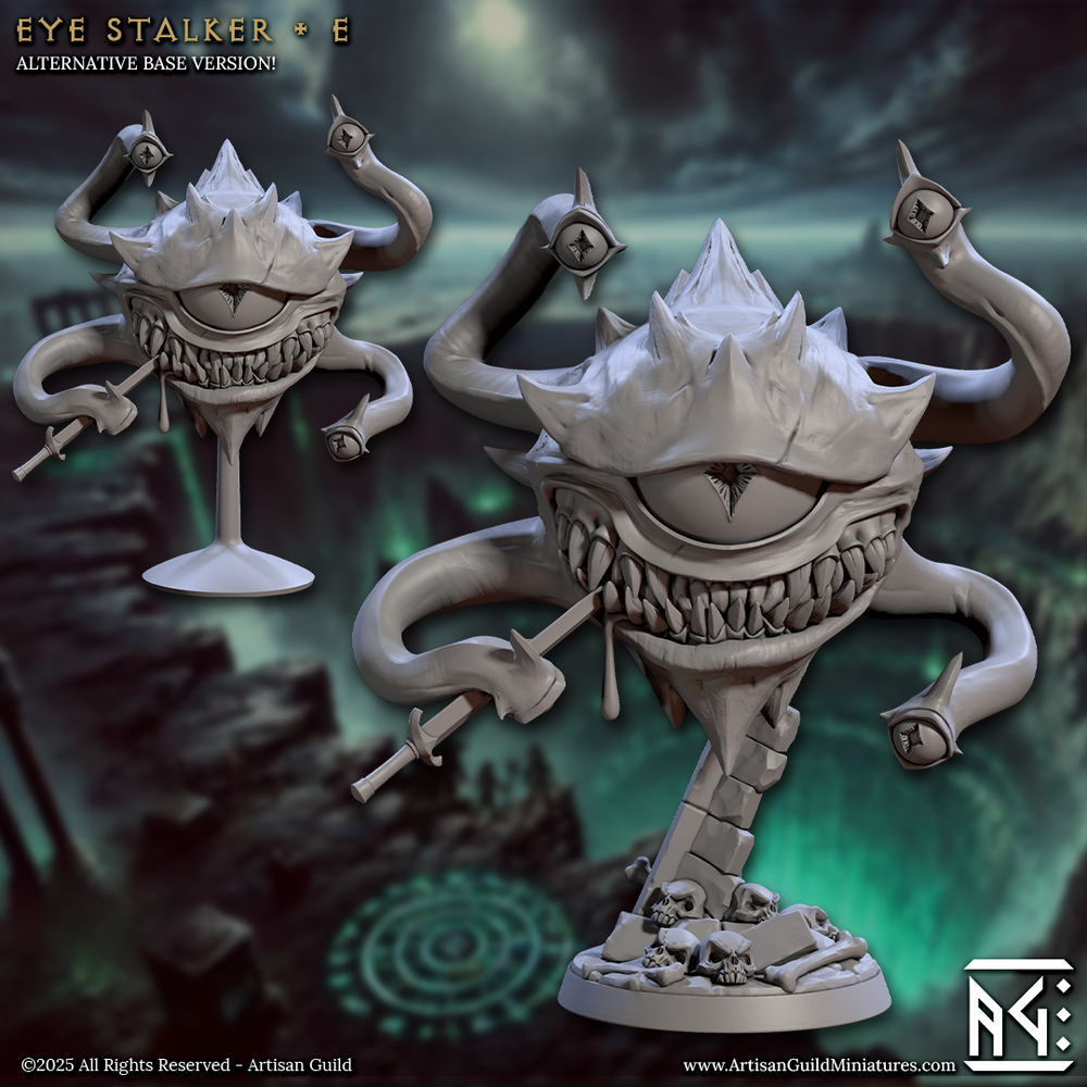 3D Printed Artisan Guild Eye Stalkers Descent into the Hive of the All Seeing 28mm 32mm (Online Only)