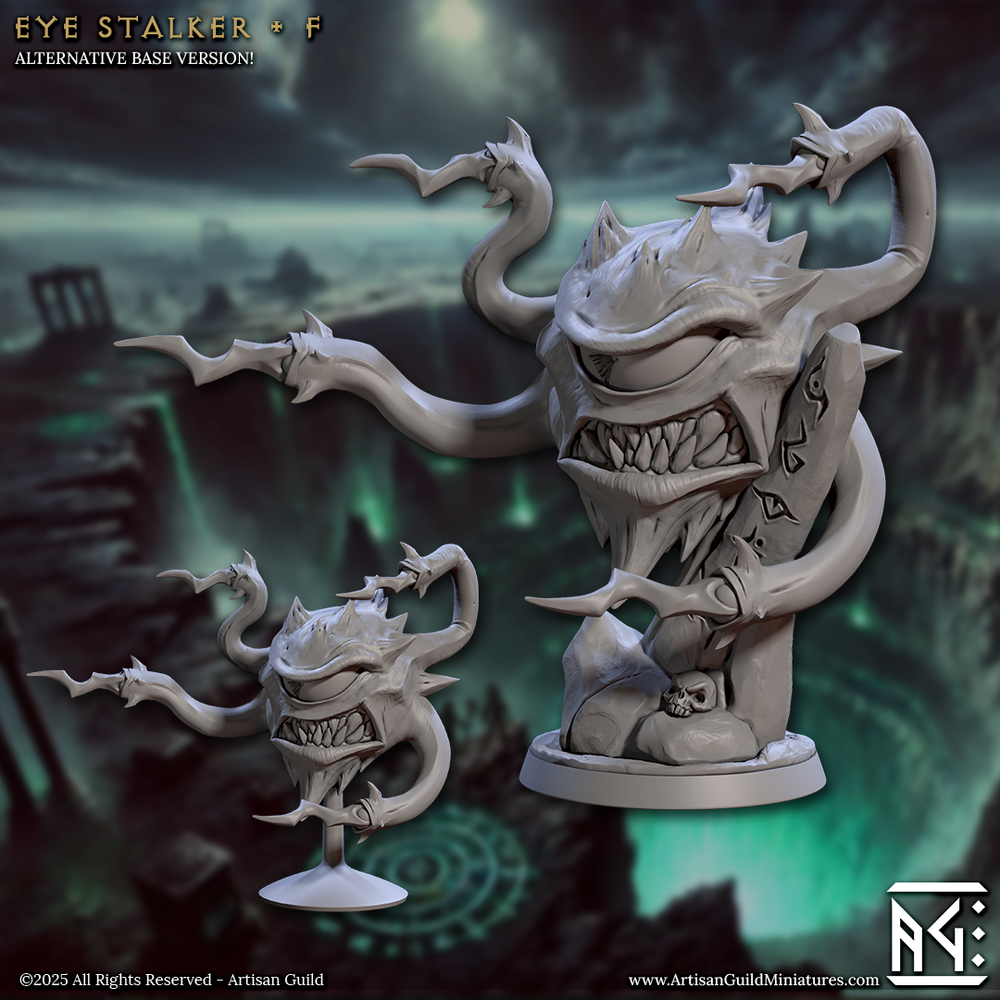 3D Printed Artisan Guild Eye Stalkers Descent into the Hive of the All Seeing 28mm 32mm (Online Only)