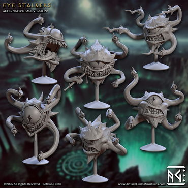3D Printed Artisan Guild Eye Stalkers Descent into the Hive of the All Seeing 28mm 32mm (Online Only)