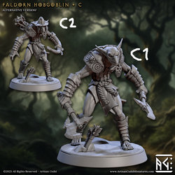 3D Printed Artisan Guild Faldorn Hobgoblins Set Faldorn Hobgoblin Set 28mm 32mm (Online Only)
