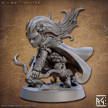 3D Printed Artisan Guild Willow Thornfoot Deeproot Lurikeen Set 28mm 32mm (Online Only)