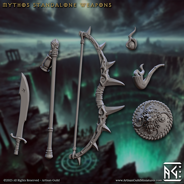 3D Printed Artisan Guild Decent into the Hive Standalone Weapons Descent into the Hive of the All Seeing 28mm 32mm (Online Only)