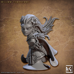 3D Printed Artisan Guild Deeproot Lurikeen Busts 28mm 32mm (Online Only)