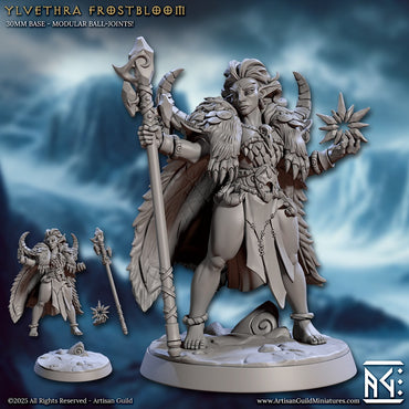Ylvethra Frostbloom Sorceress Miniature (ONLINE ORDER ONLY)