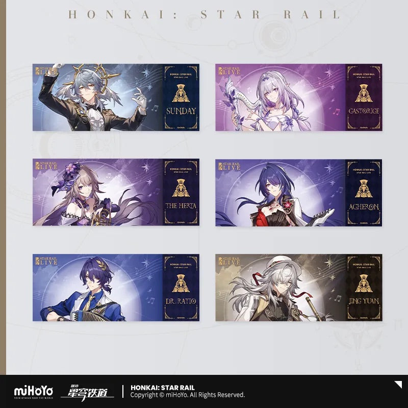 LIVE Series Laser Collectible Tickets (ONLINE ORDER ONLY)