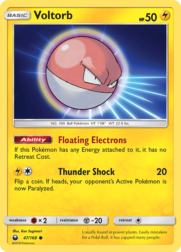 Voltorb (47/168) [Sun & Moon: Celestial Storm] (Online Only)
